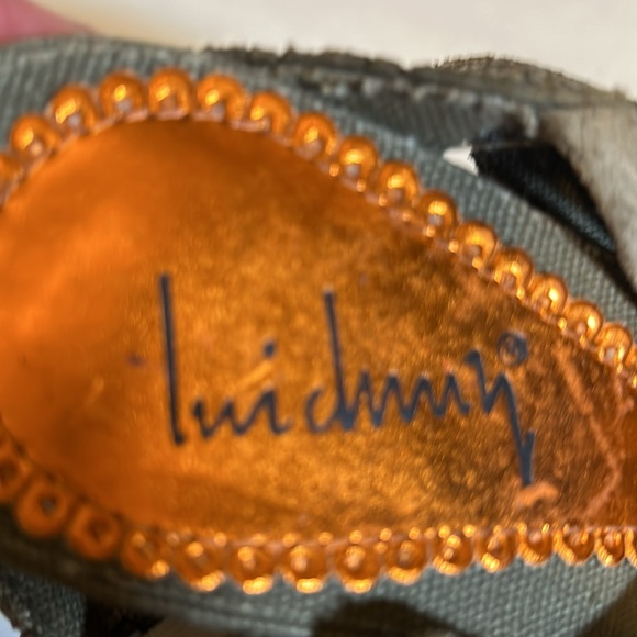 Olive 5" faux side and snakeskin heels with platform. never worn. - Picture 2 of 5